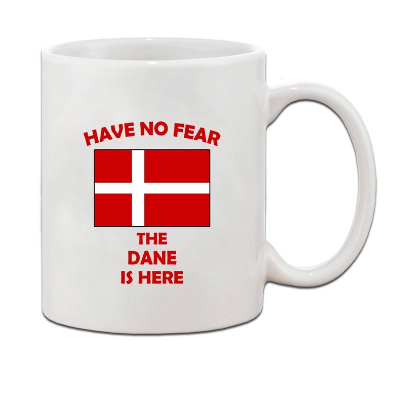 Speedy Pros Have No Fear Danish Is Here Denmark Danes Ceramic Coffee Tea Mug Cup Holiday Christmas Hanukkah Gift For Men & Women - Image 1